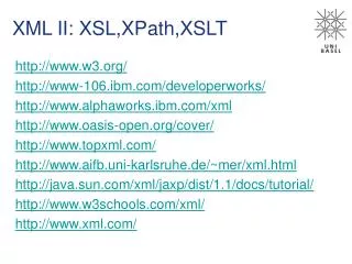 xml ii xsl xpath xslt