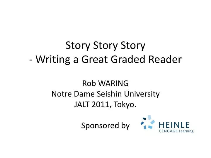 story story story writing a great graded reader