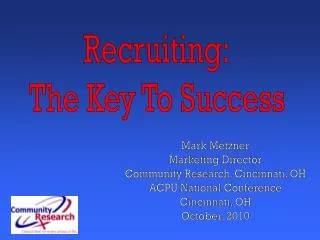 Recruiting: The Key To Success