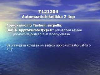 t121204 automaatiotekniikka 2 4op