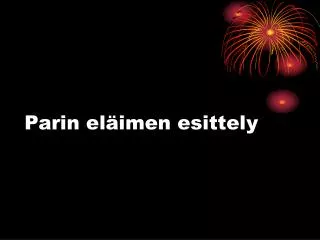 parin el imen esittely