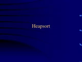 Heapsort