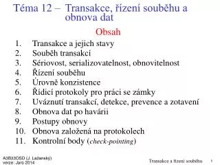 obsah