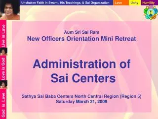 Purpose of Sai Organization