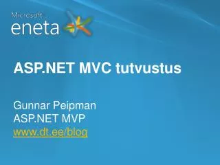 asp net mvc tutvustus