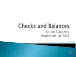 Checks and Balances - slide 1