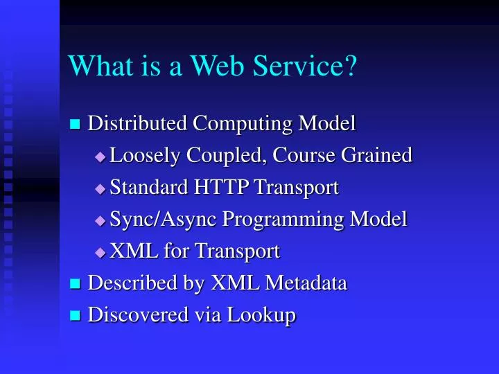what is a web service