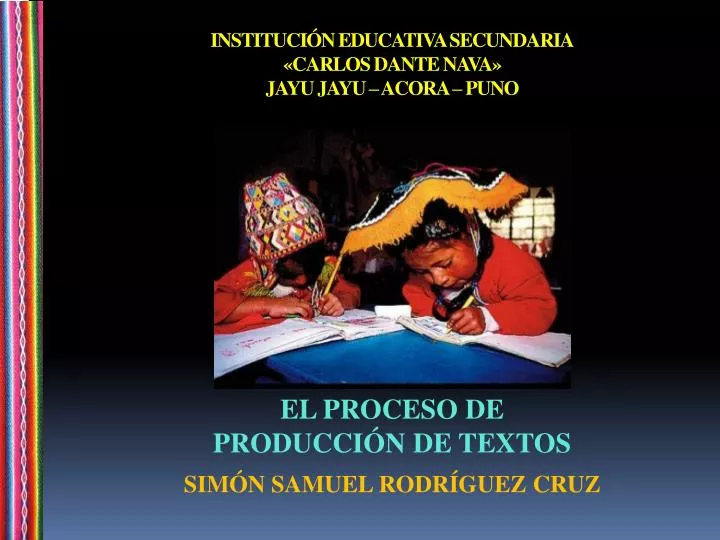 instituci n educativa secundaria carlos dante nava jayu jayu acora puno