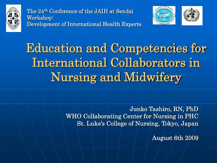 education and competencies for international collaborators in nursing and midwifery