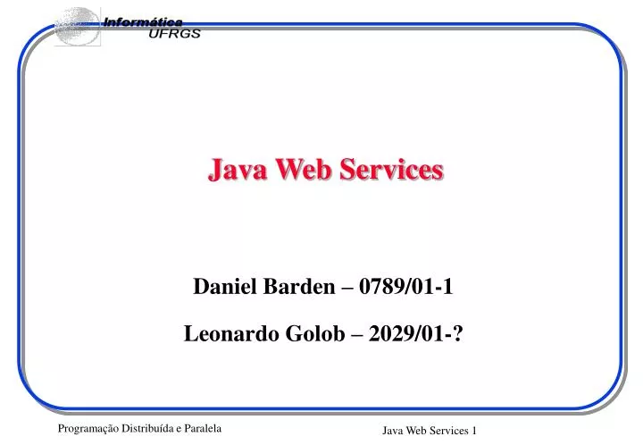 java web services
