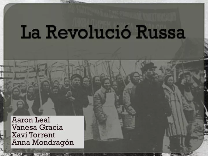 la revoluci russa