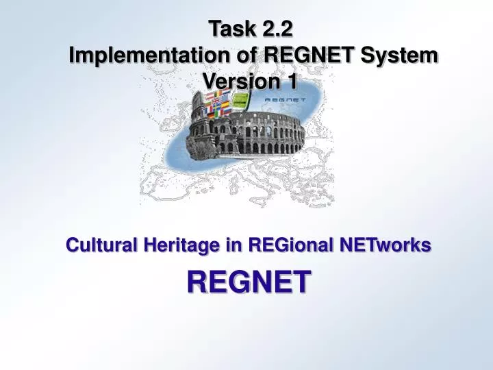 task 2 2 implementation of regnet system version 1
