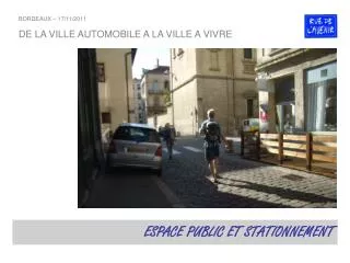 espace public et stationnement