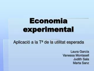 economia experimental