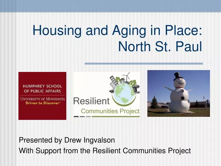 housing and aging in place north st paul