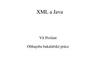 v t profant obhajoba bakal sk pr ce
