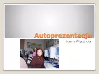 autoprezentacja
