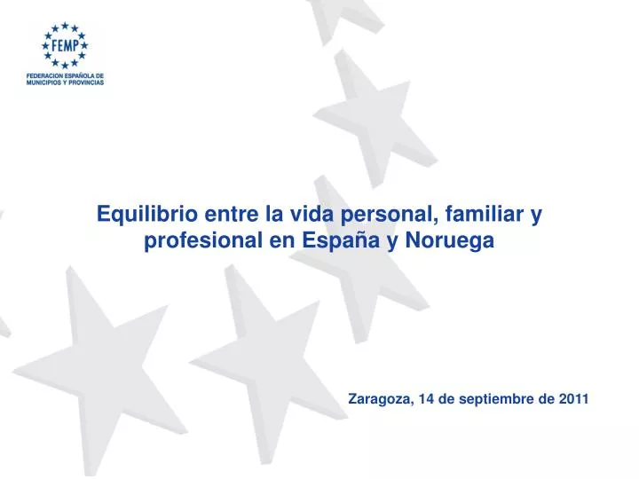 equilibrio entre la vida personal familiar y profesional en espa a y noruega