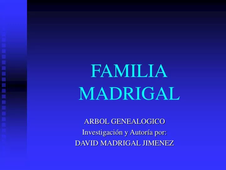 familia madrigal