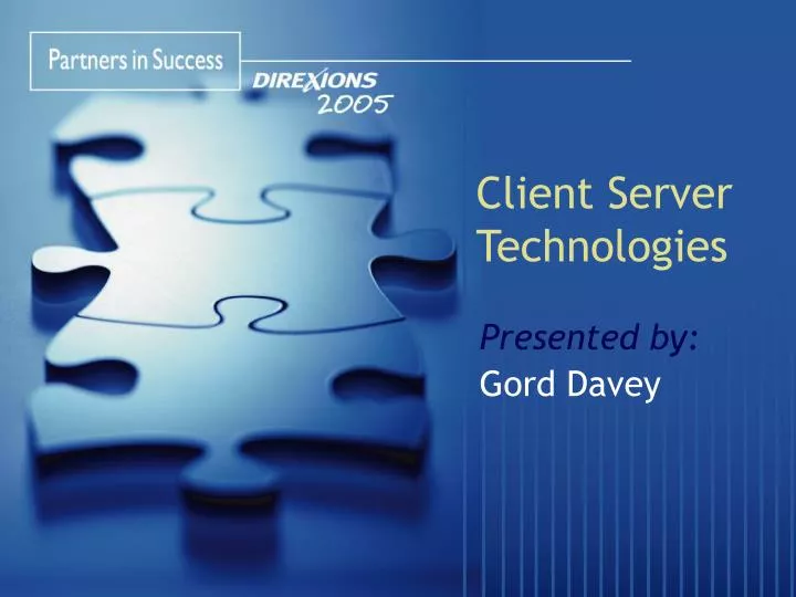 client server technologies