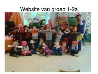 website van groep 1 2a