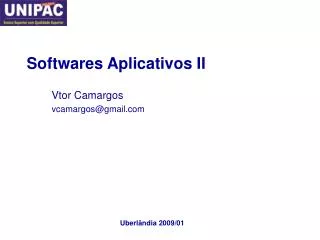 softwares aplicativos ii