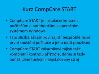 kurz compcare start