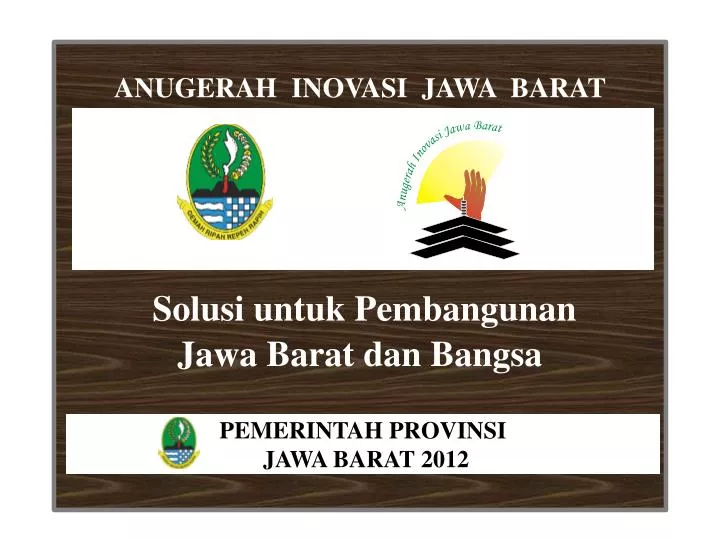 solusi untuk pembangunan jawa barat dan bangsa