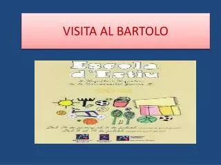 visita al bartolo