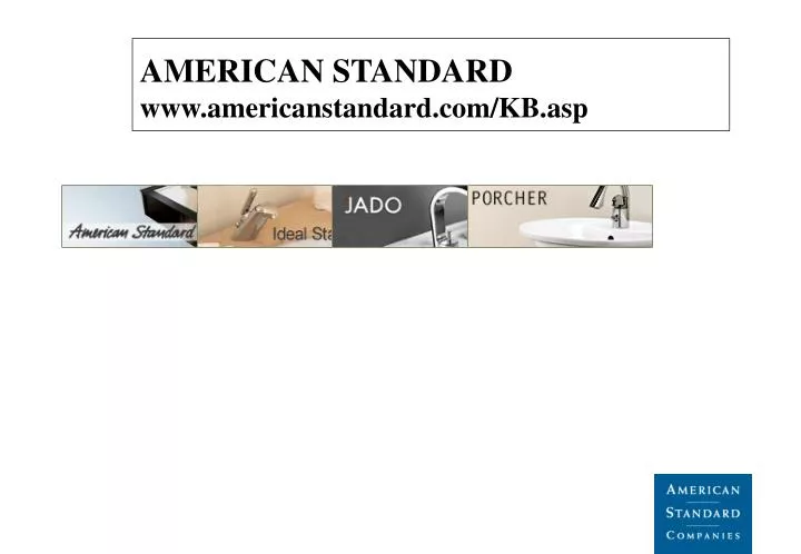 american standard www americanstandard com kb asp