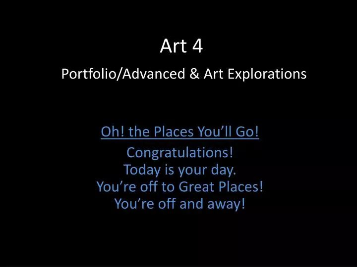 art 4 portfolio advanced art explorations