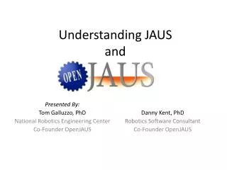 Understanding JAUS and