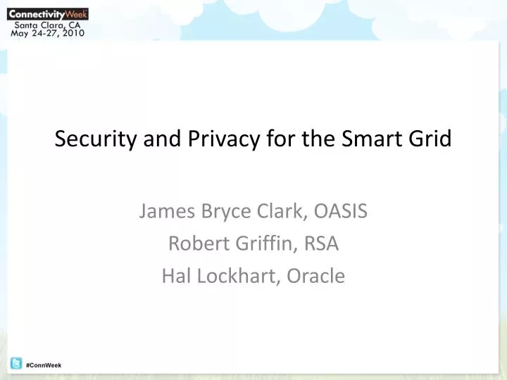 security and privacy for the smart grid