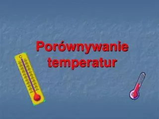 por wnywanie temperatur
