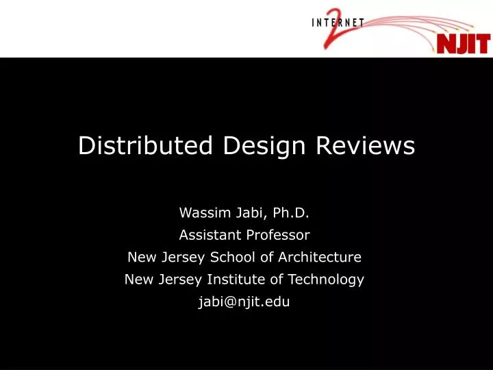 distributed design reviews