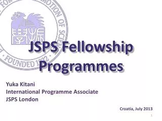 JSPS Fellowship Programmes