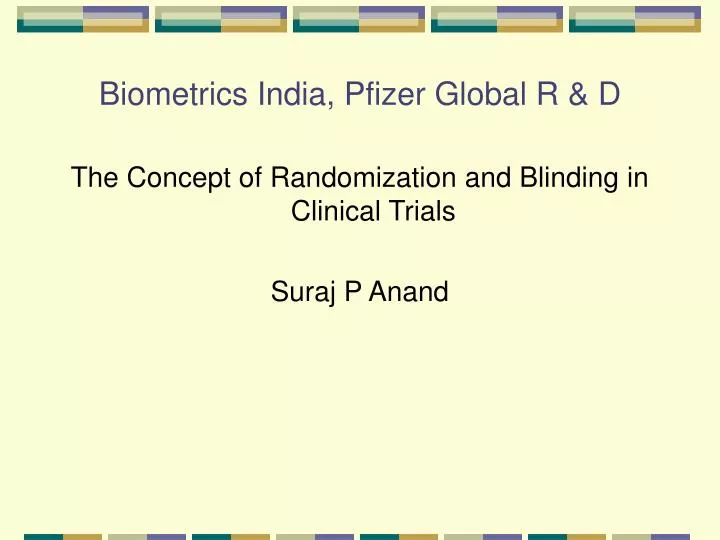 biometrics india pfizer global r d