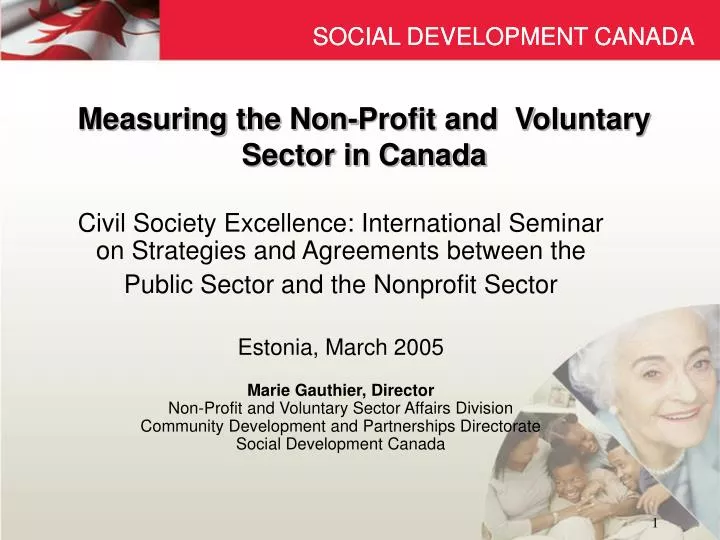 measuring the non profit and voluntary sector in canada