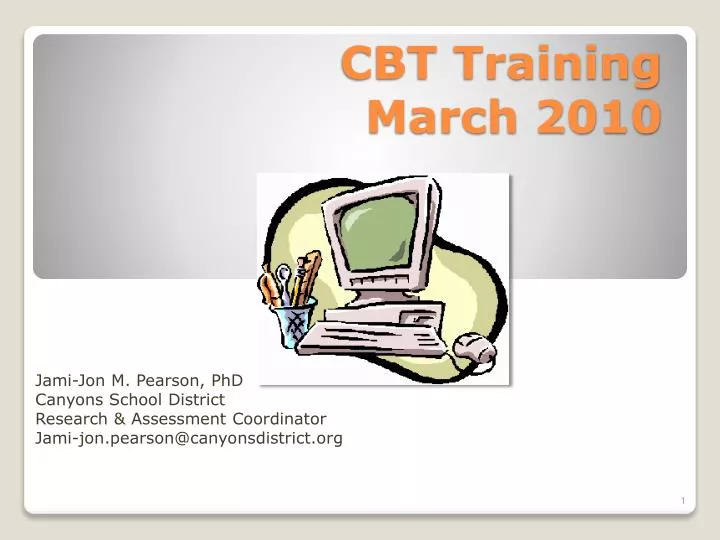 cbt training march 2010