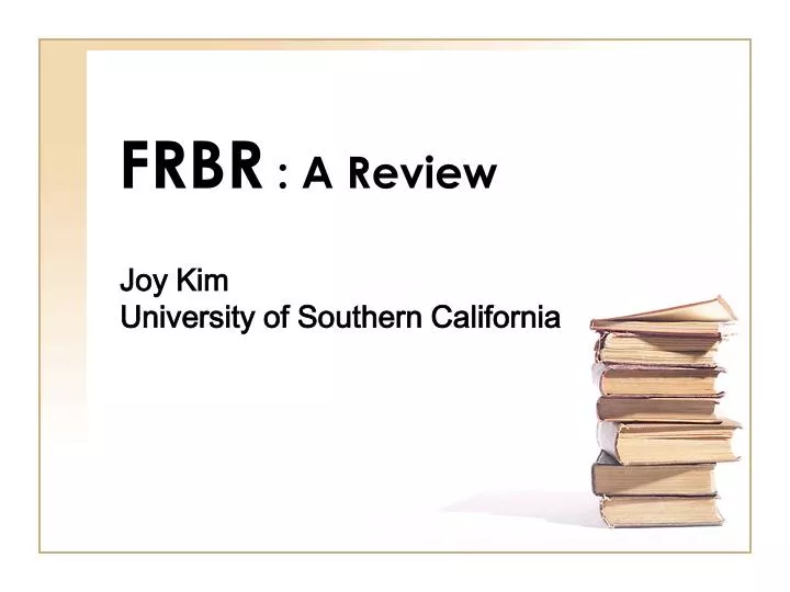 frbr a review