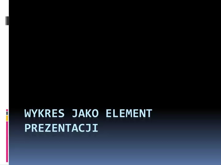 wykres jako element prezentacji