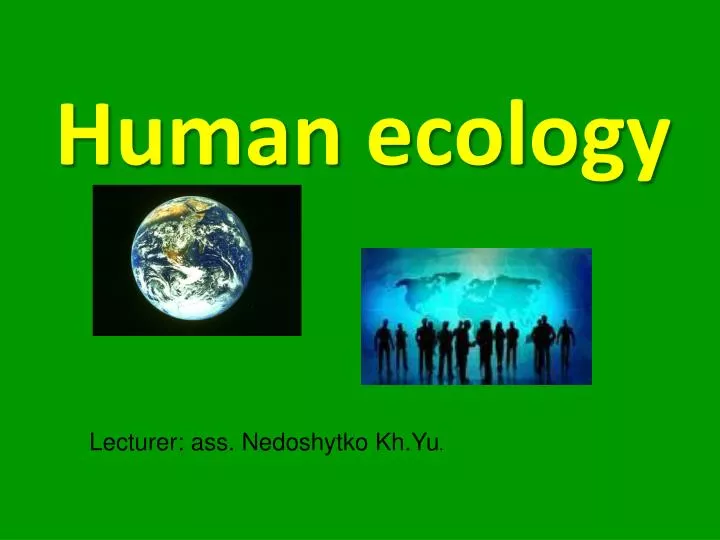 human ecology