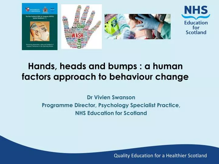 hands heads and bumps a human factors approach to behaviour change