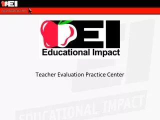 Teacher Evaluation Practice Center