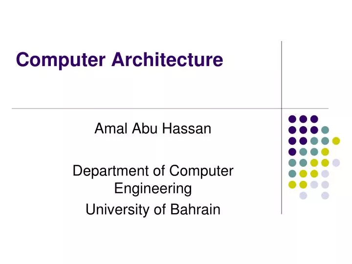 computer architecture