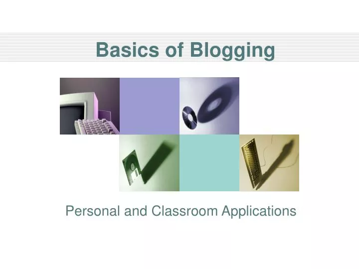 basics of blogging