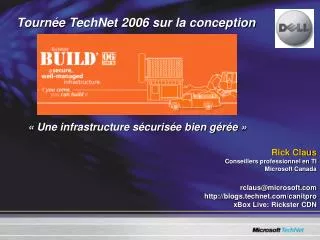 tourn e technet 2006 sur la conception