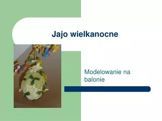 jajo wielkanocne