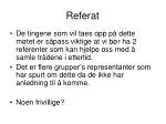Referat - slide 1