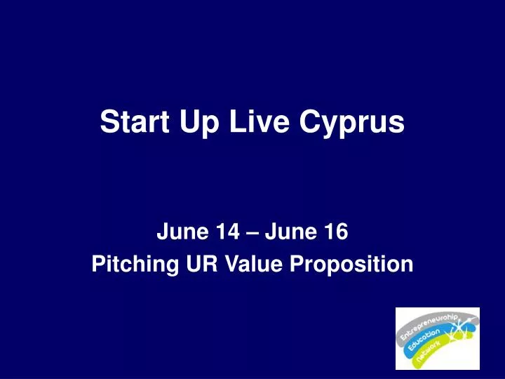 start up live cyprus